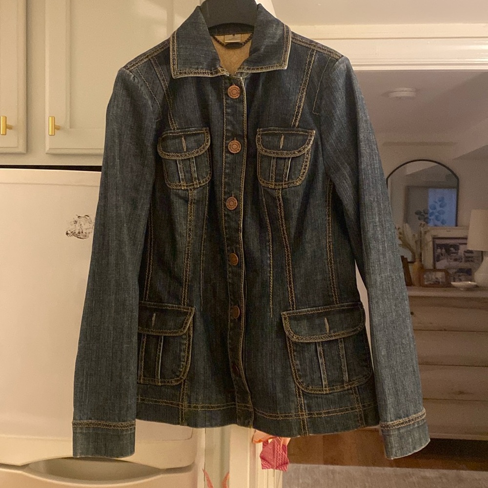 Tommy Bahama jean jacket, size 4/6